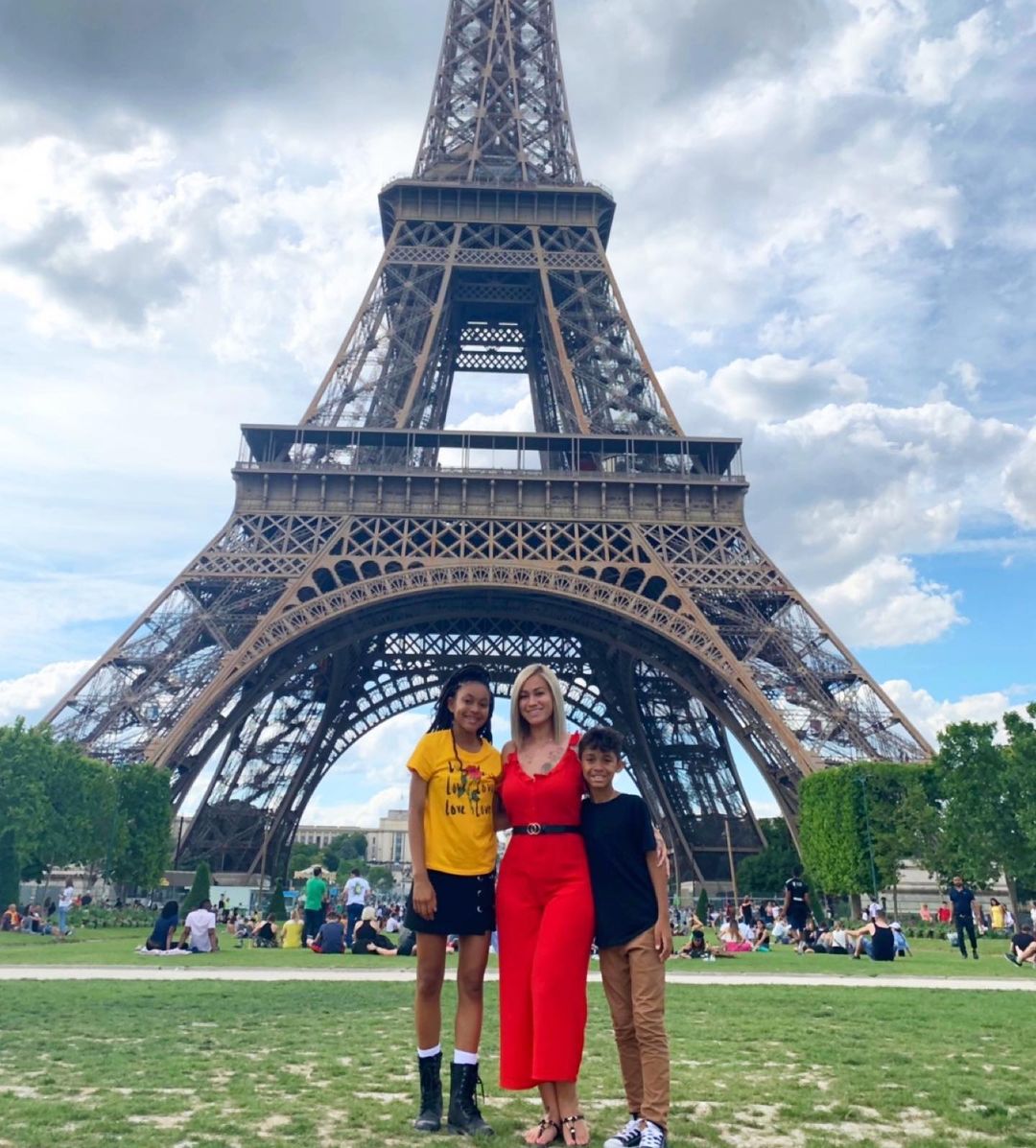 They mostly travel together for vacations like this one in Paris.